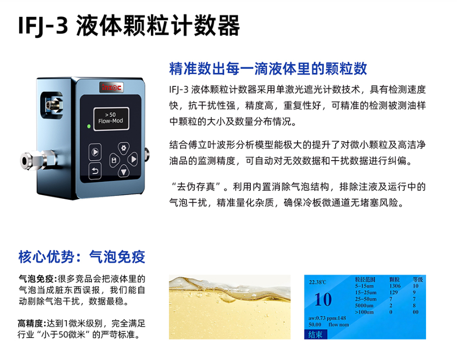 液體顆粒計(jì)數(shù)器怎么選？2026油液清潔度檢測(cè)設(shè)備選型指南